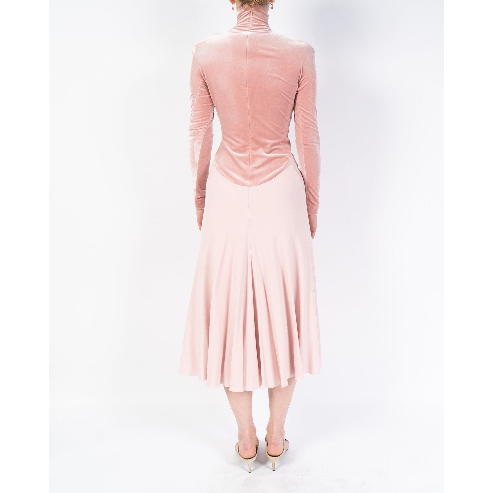 Haider Ackermann FW18 Turtleneck Rose Dress Size S / US 4 / IT 40 - 5 Thumbnail