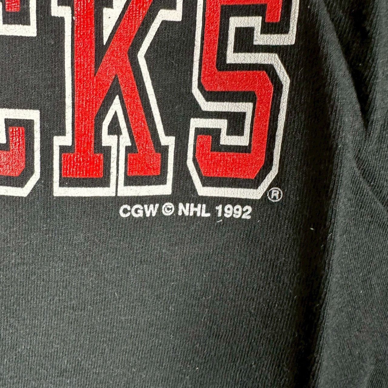 Vintage Vintage 1992 Vancouver Canucks Hockey NHL T-shirt Size US M / EU 48-50 / 2 - 6 Thumbnail