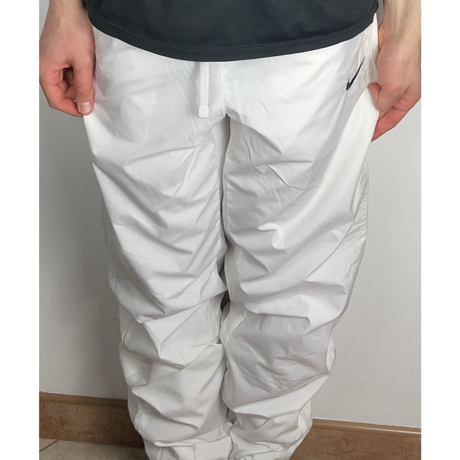 Nike × Vintage Nike The Athletic Depth Mens Ankle Zip Straight Track Pant S Size US 30 / EU 46 - 2 Thumbnail