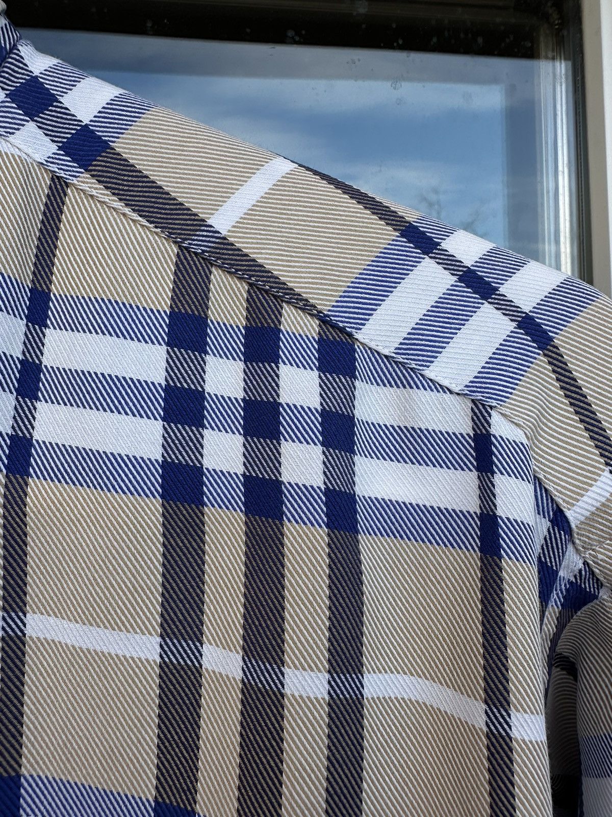 Burberry Burberry Nova Check Plaid Checkered pocket shirt men’s Size US L / EU 52-54 / 3 - 7 Thumbnail