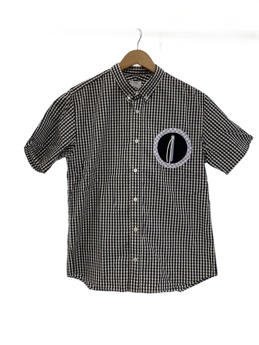 Visvim Black Cotton Check Short-sleeved Shirt Size US M / EU 48-50 / 2 - 1 Thumbnail
