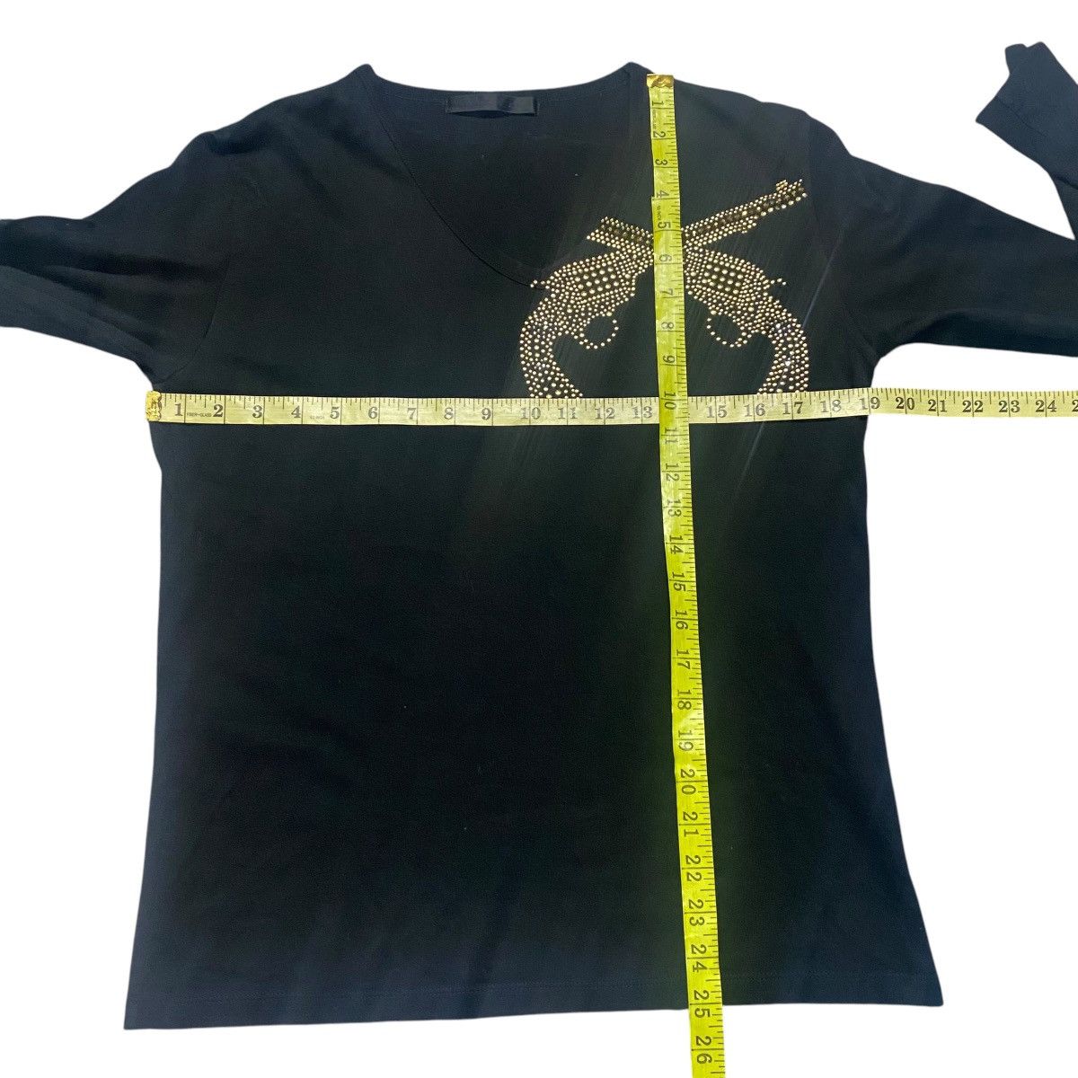roarguns Roarguns Swarovski Black Longsleeve Shirt Size US M / EU 48-50 / 2 - 10 Thumbnail