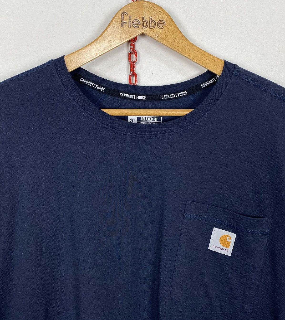 Carhartt Carhartt Force Long Sleeve T-shirt Relaxed Fit Tee Pocket Size US XXL / EU 58 / 5 - 2 Thumbnail