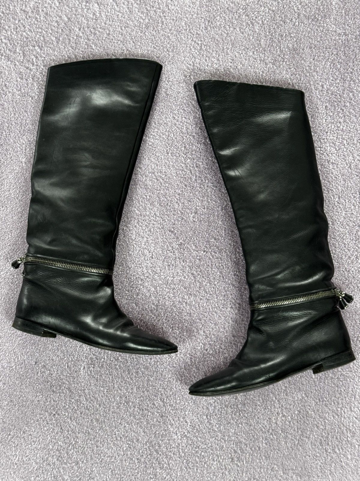 Japanese Brand Vintage 00’s Aesthetic Y2K Zip-Up Boots Size US 9 / IT 39 - 3 Thumbnail