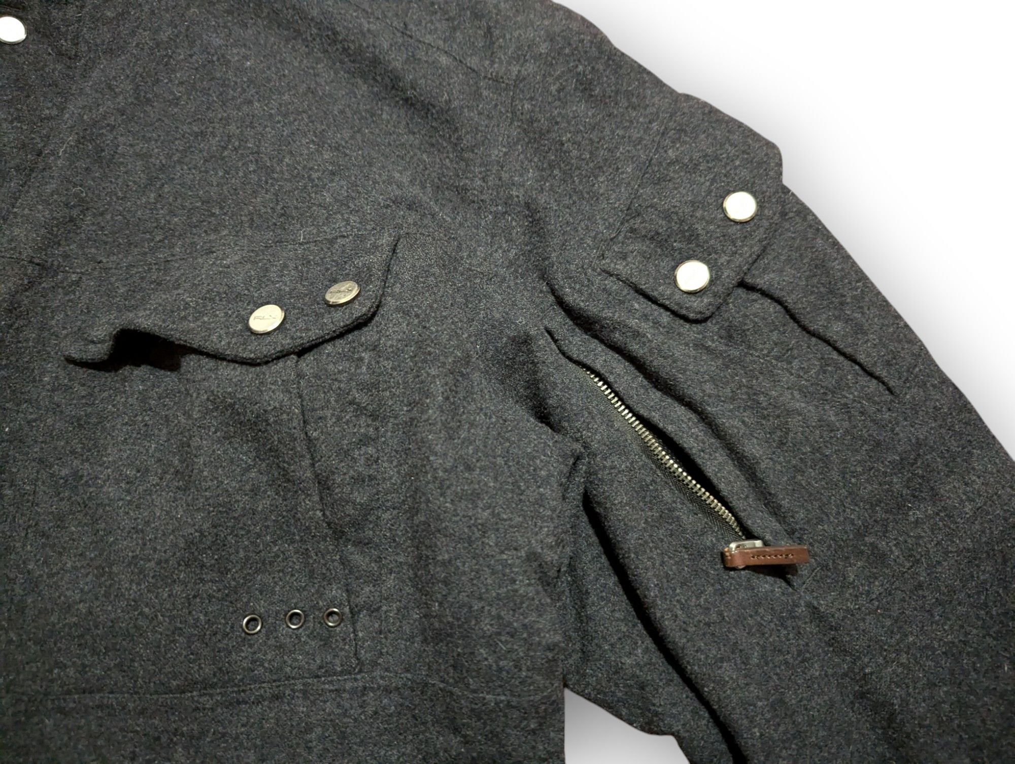 Ralph Lauren RLX Ralph Lauren Jacket Coat Wool Gray Belted Utility Size US XL / EU 56 / 4 - 8 Thumbnail