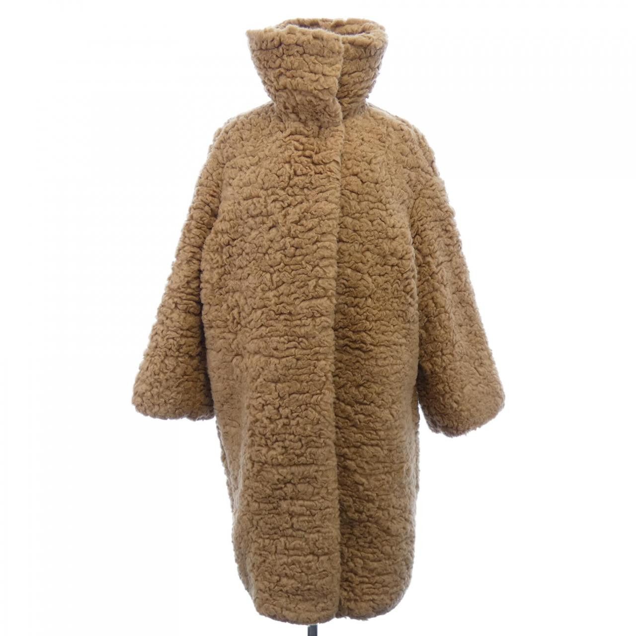 Hermes Hermes Hermès WRAP COAT Camel Coat Textile Outerwear DUTY FREE for USA Size ONE SIZE - 1 Thumbnail