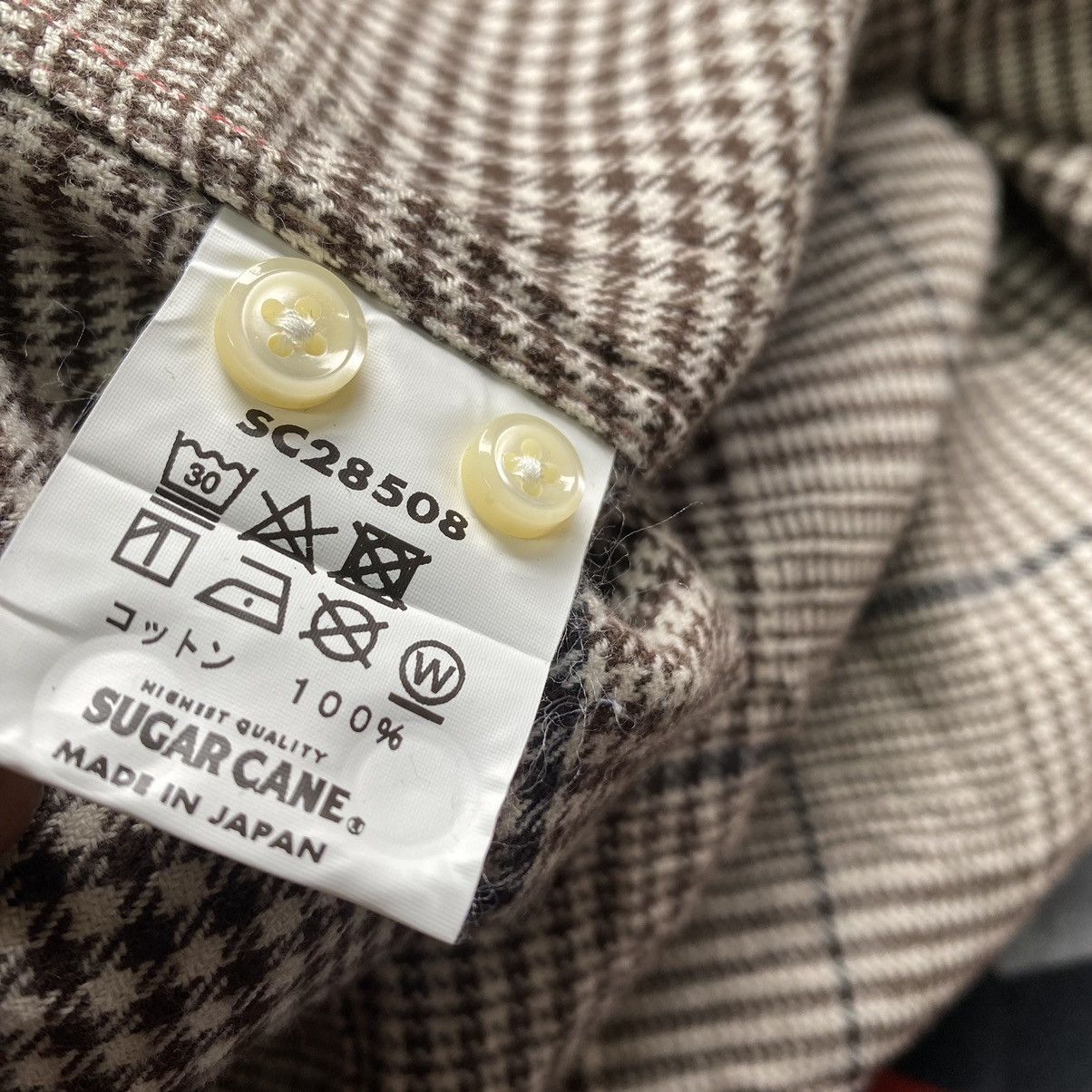 Sugar Cane Sugar Cane Flannel Size US XL / EU 56 / 4 - 12 Thumbnail