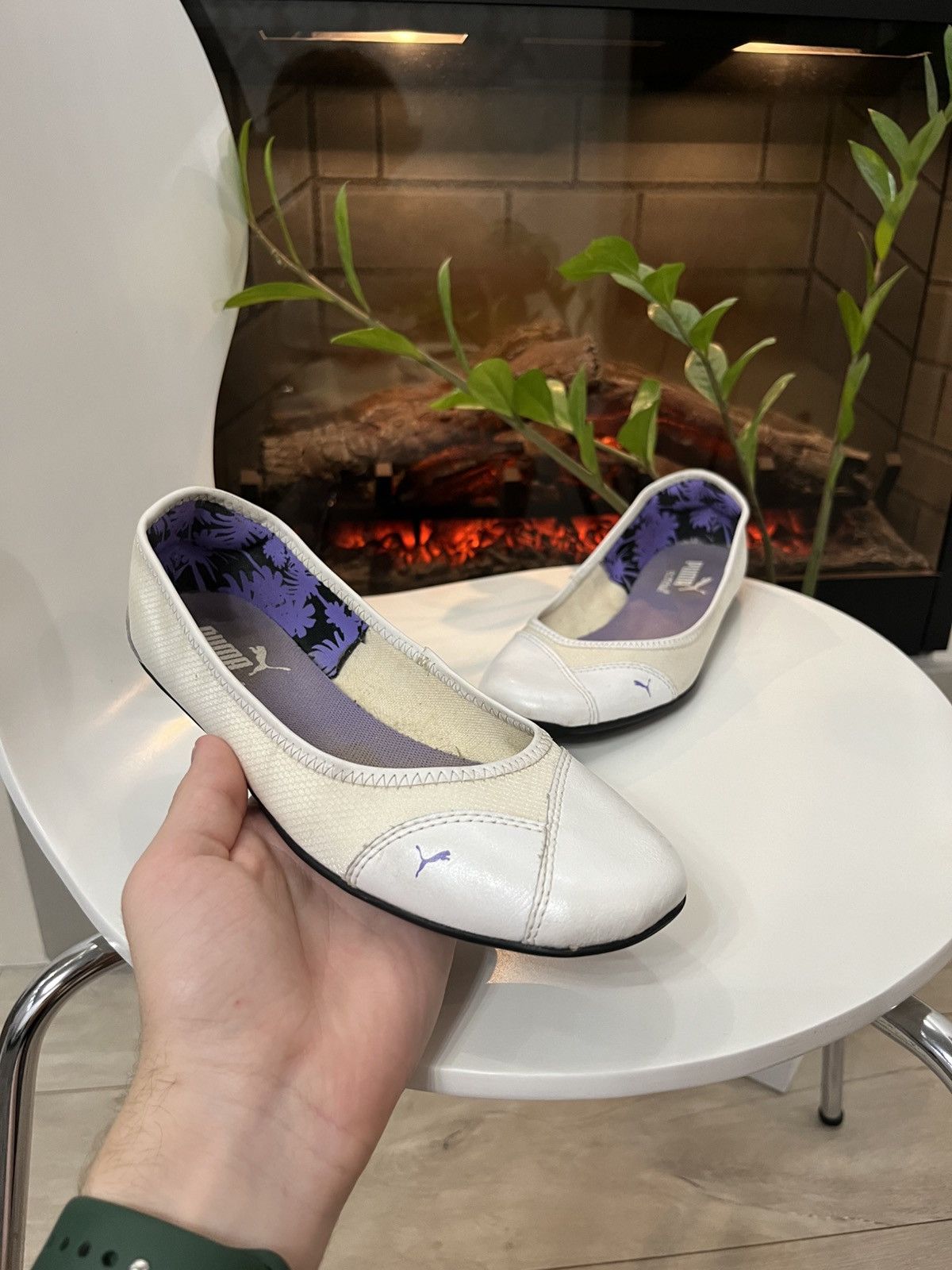 Puma 🔥00’s Puma Speed Cat Ballets Y2k Flats Vintage Shoes Size US 7 / IT 37 - 2 Thumbnail