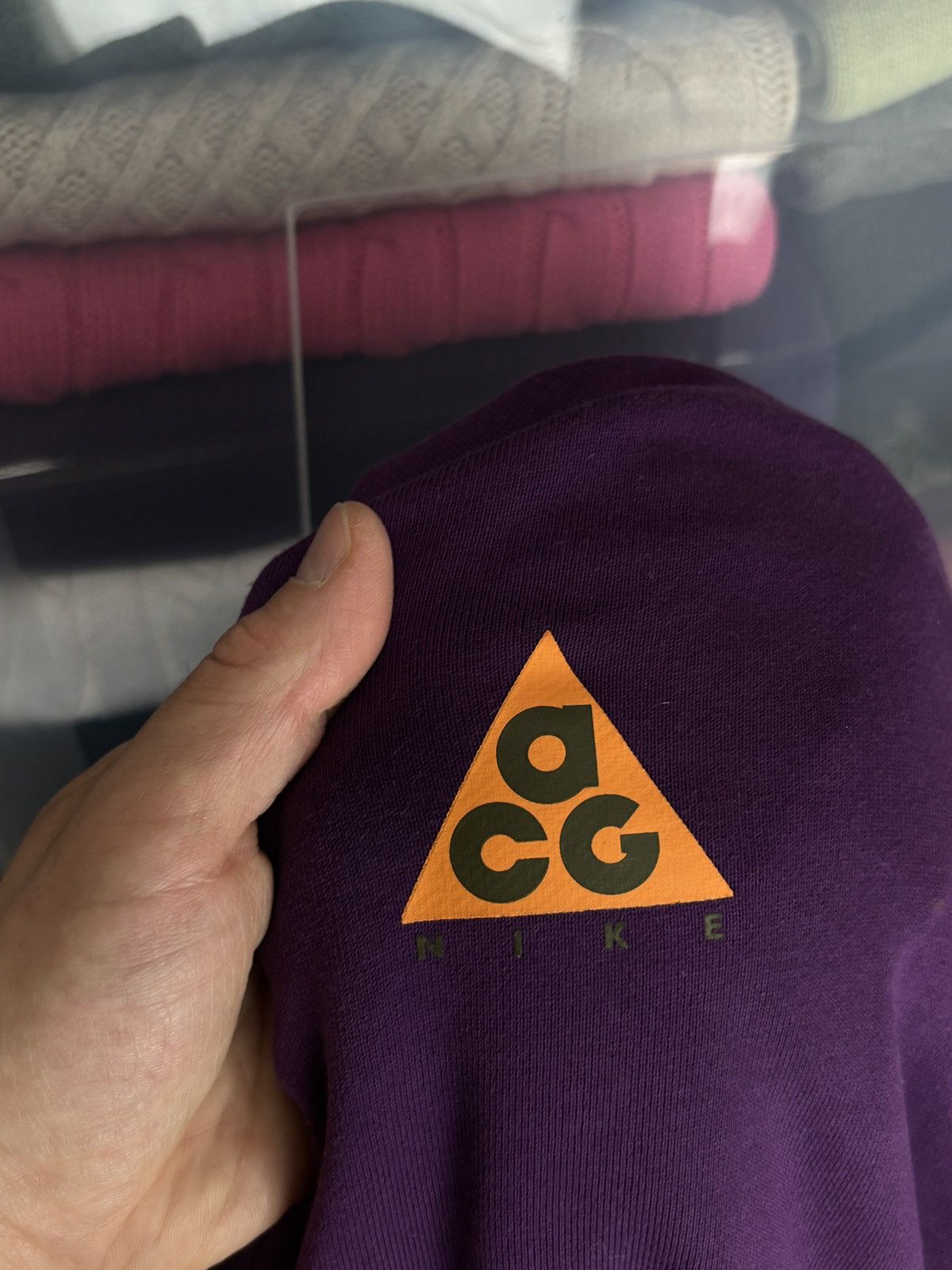 Nike × Nike ACG Nike ACG Purple Hoodie Size US M / EU 48-50 / 2 - 6 Thumbnail