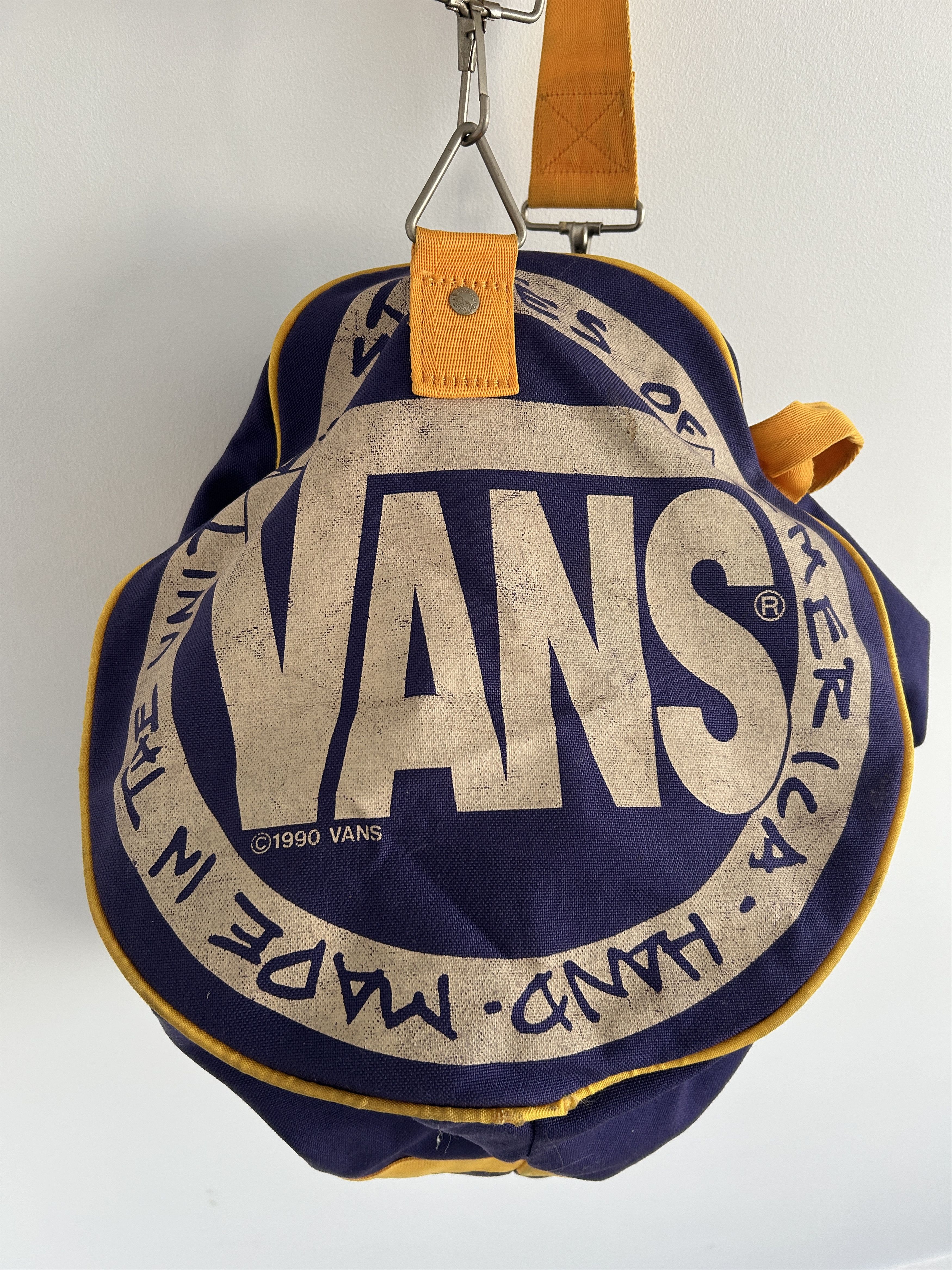 Vans Vans Duffle Bag 1990 Purple and Yellow Rare Colourway Size ONE SIZE - 4 Thumbnail