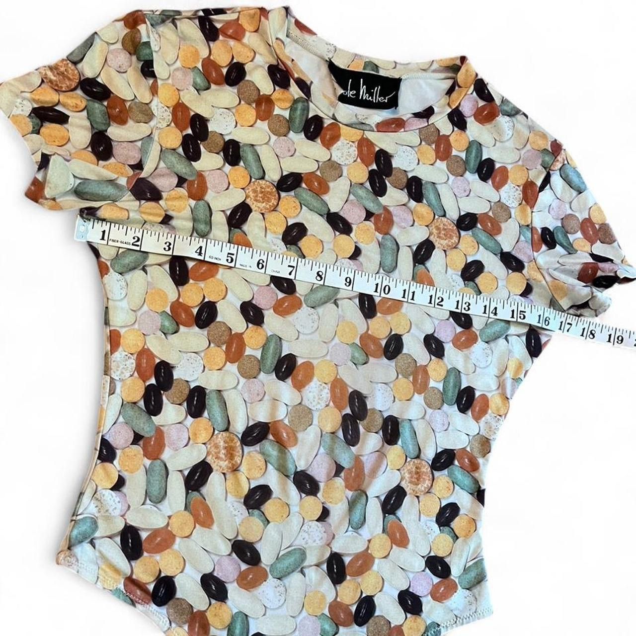 Nicole Miller NICOLE MILLER • RARE VINTAGE VITAMIN PHOTO PRINT BODYSUIT S Size S / US 4 / IT 40 - 6 Thumbnail