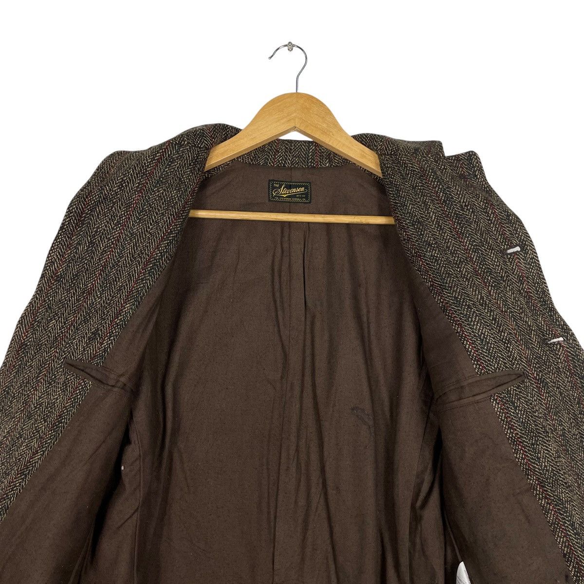 Stevenson Overall Co. × Tenderloin 💥STEVENSON HERRINGBONE BUTTON CHORE JACKET Size US M / EU 48-50 / 2 - 12 Thumbnail