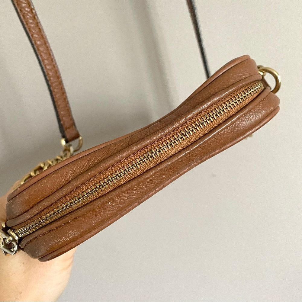 Michael Kors Michael Kors Brown Leather Fulton Crossbody Camera Bag Size ONE SIZE - 4 Thumbnail