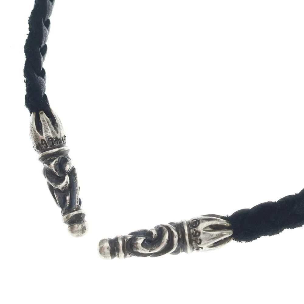 Chrome Hearts Chrome Hearts Leather Braid Scroll Necklace Size ONE SIZE - 1 Thumbnail
