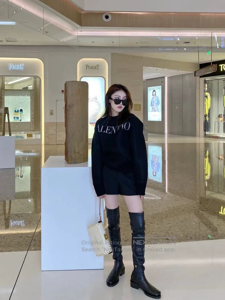 Valentino Valentino Grid alphabet sweatshirt Size US XS / EU 42 / 0 - 9 Thumbnail