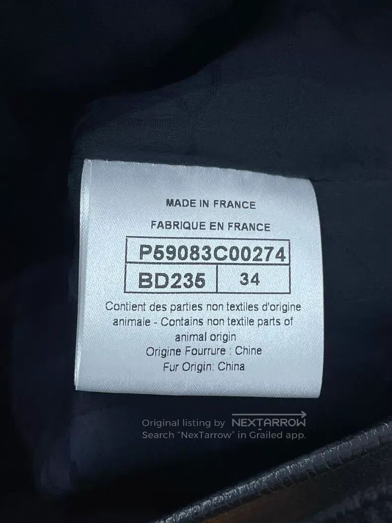 Chanel Chanel Hamburger series fur collar leather coat Size XXS / US 00 / IT 34 - 5 Thumbnail