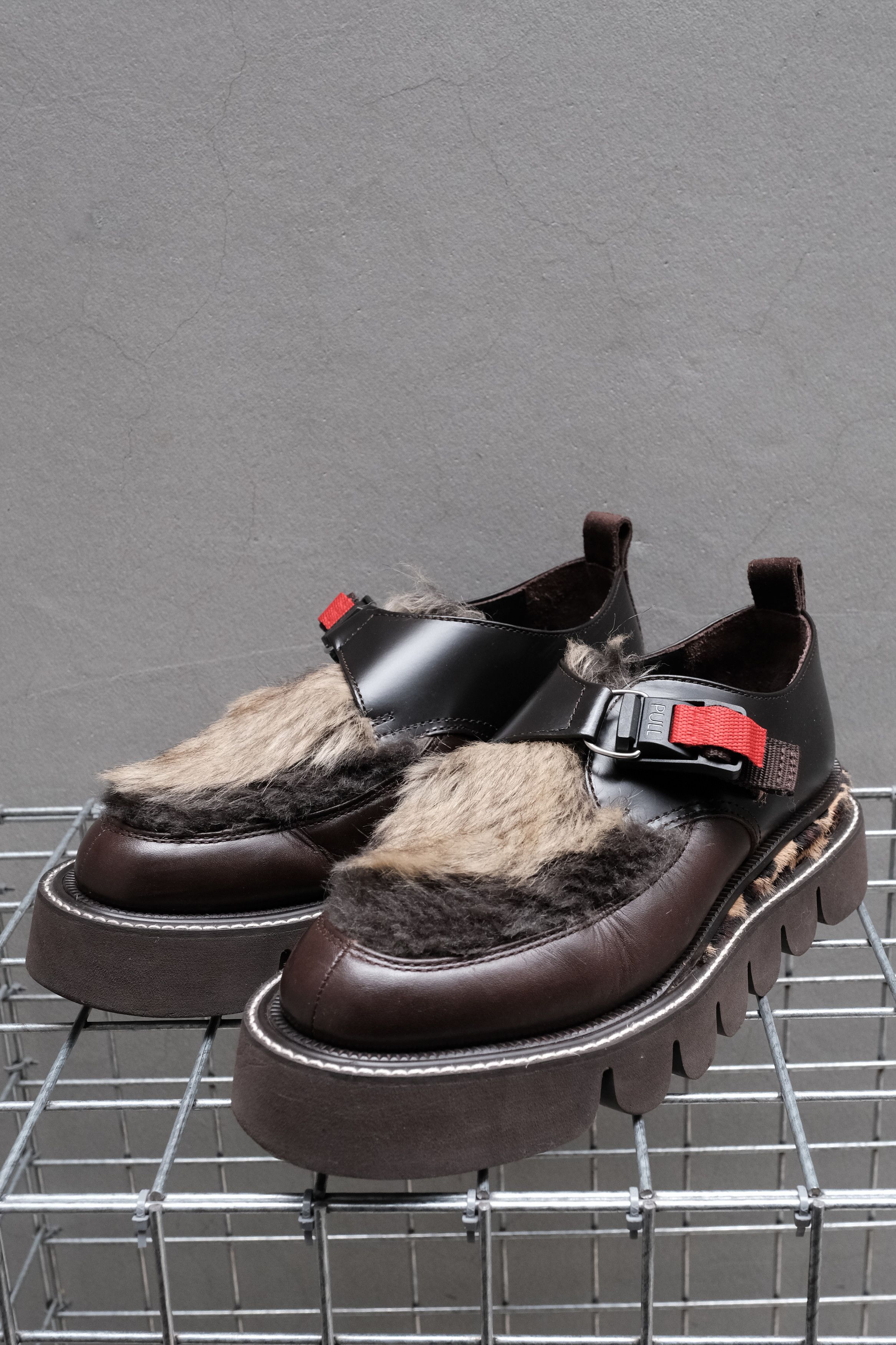 Hender Scheme Hender Scheme Fur Strap Platform Shoes Size US 7.5 / EU 40-41 - 1 Thumbnail