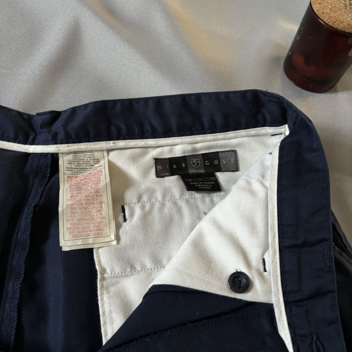 Nike Nike Golf vintage rare shorts cotton dark blue medium Size US 32 / EU 48 - 4 Thumbnail