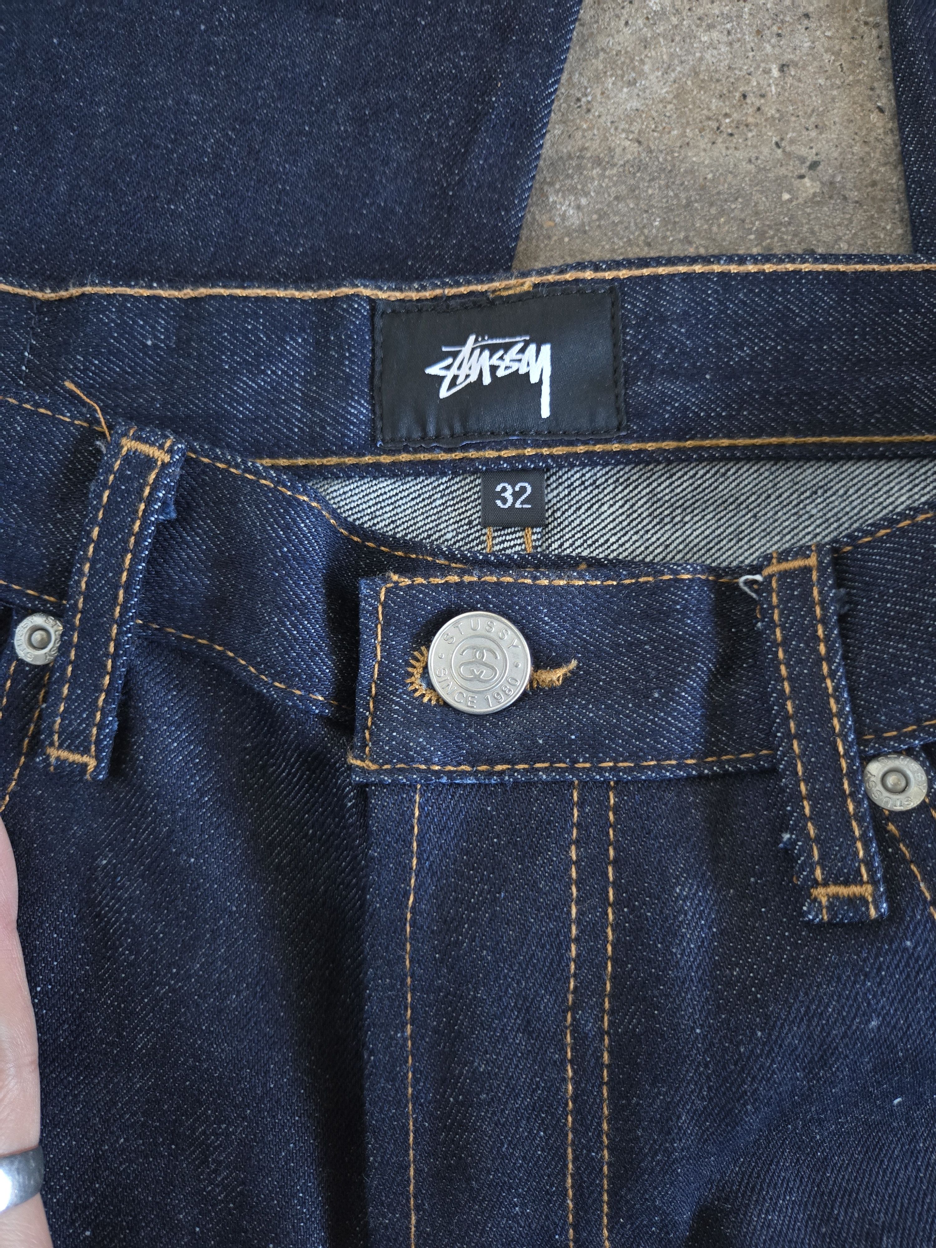 Stussy Stussy Raw Denim Size US 32 / EU 48 - 8 Thumbnail