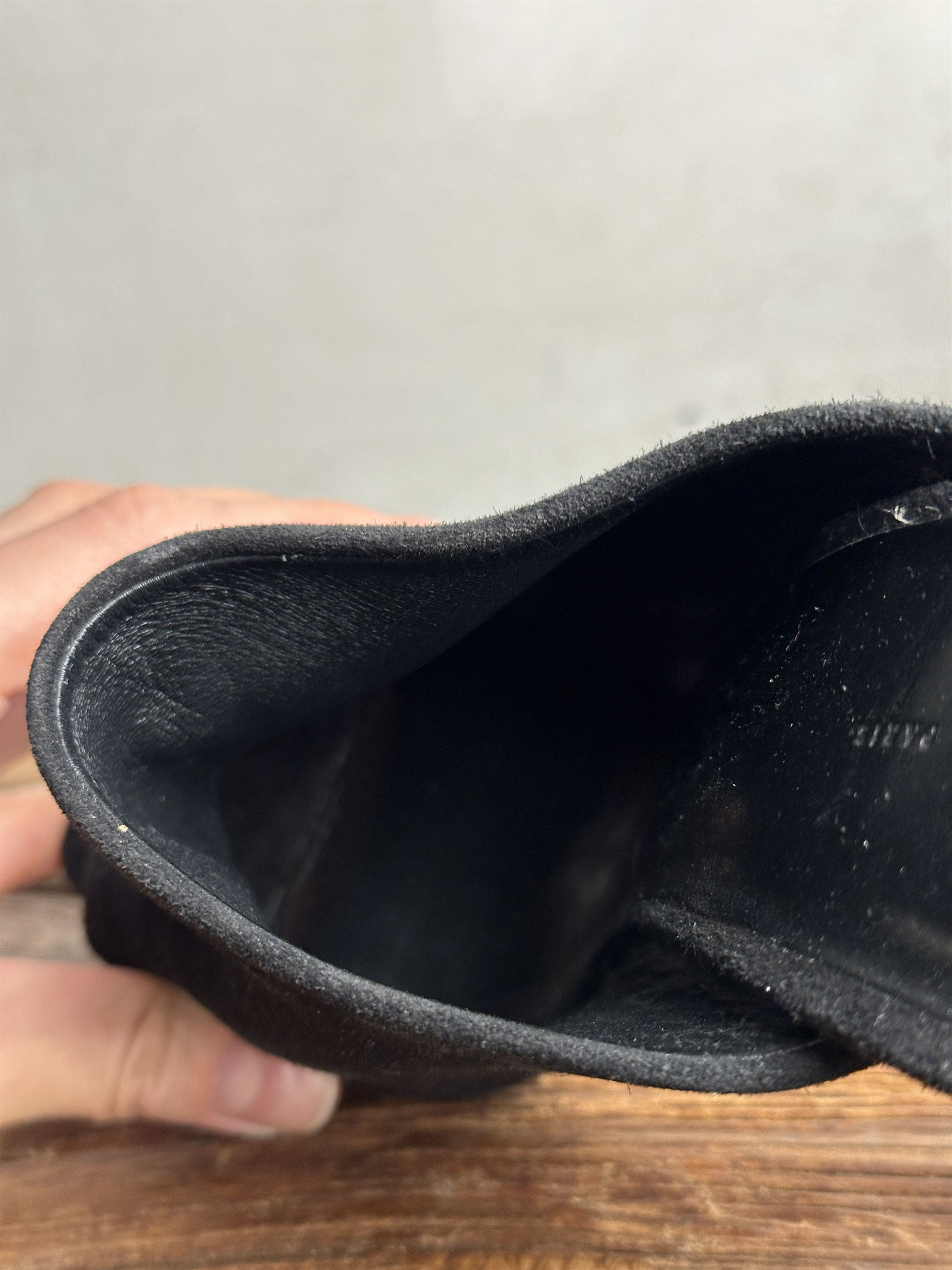 Celine Old Celine Open Toe Suede Mules Size US 8 / IT 38 - 6 Thumbnail