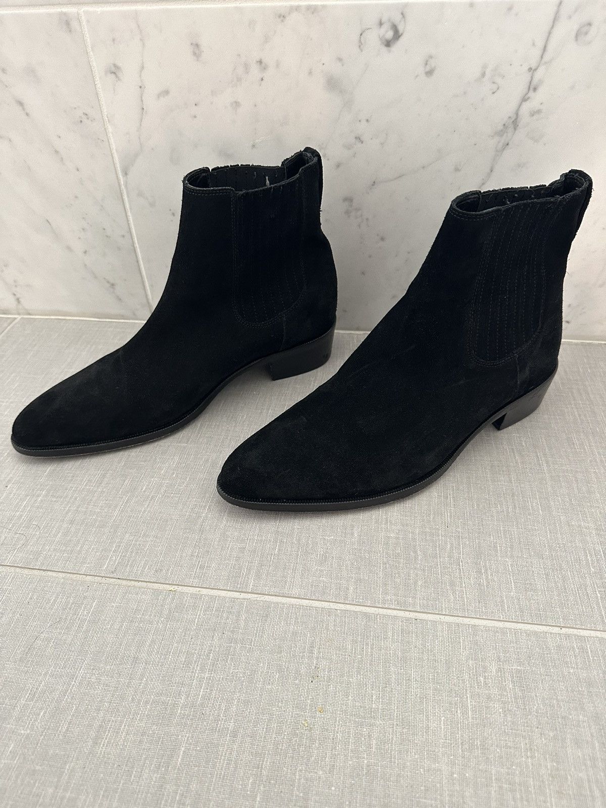 The Kooples The Kooples suede Chelsea boot 40.mm heel Size US 9 / EU 42 - 1 Thumbnail