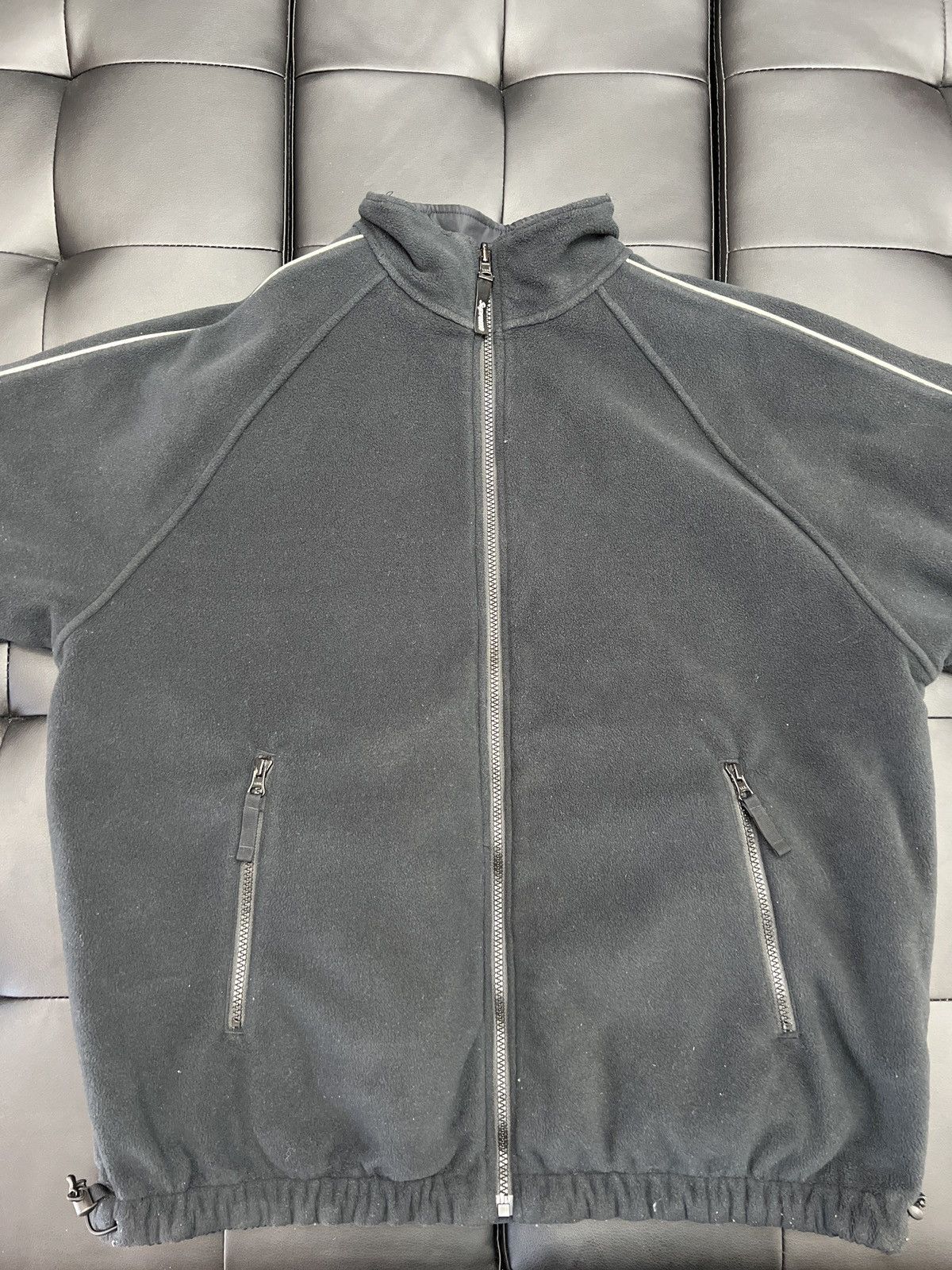 Supreme Polartec Reversible Track Jacket Black