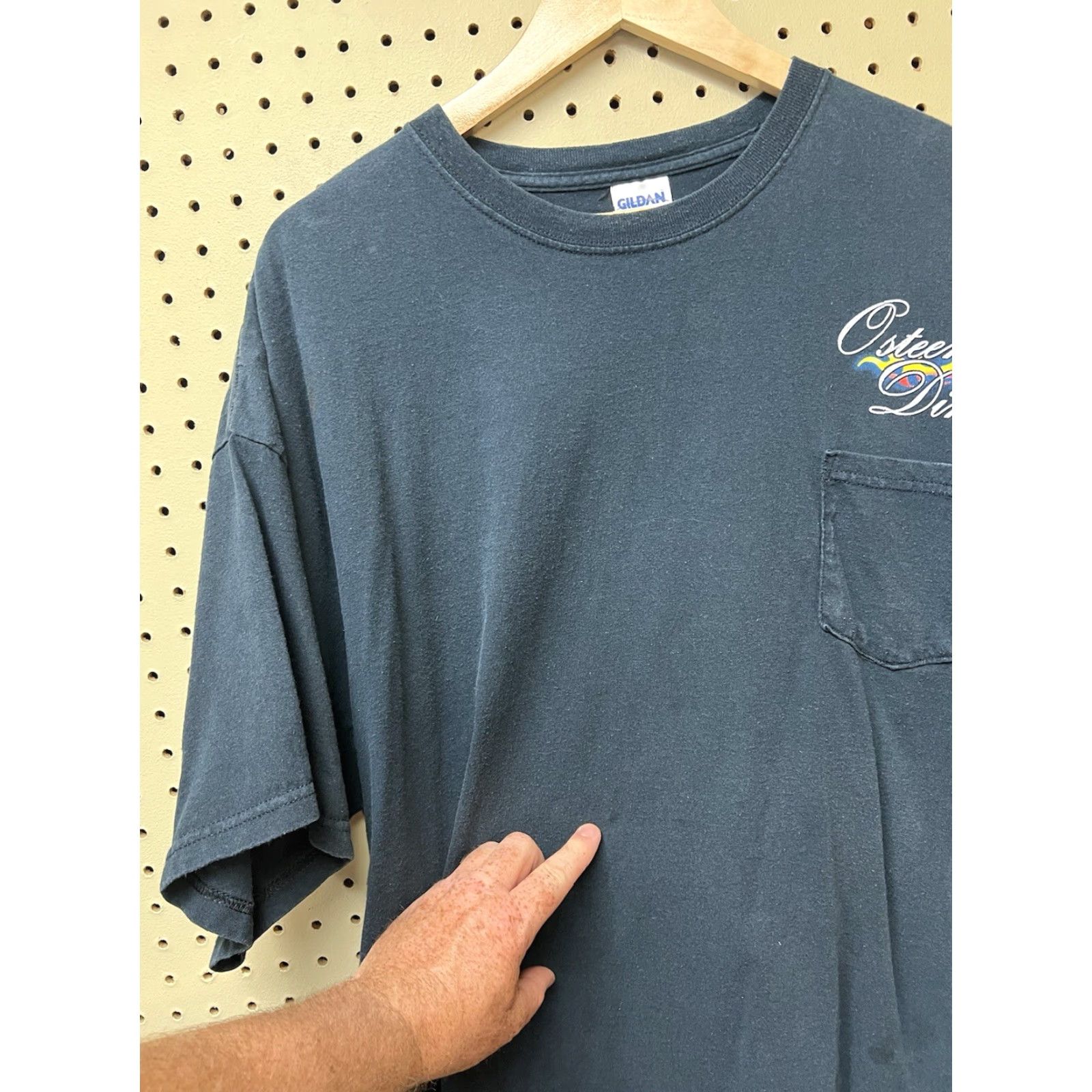 Jerzees VINTAGE Jerzees High Cotton T-Shirt Men 2XL Black Short Sleeve Crew Neck Biker Florida Motorcycle Rally Screen Print Graphic Size US XXL / EU 58 / 5 - 3 Thumbnail