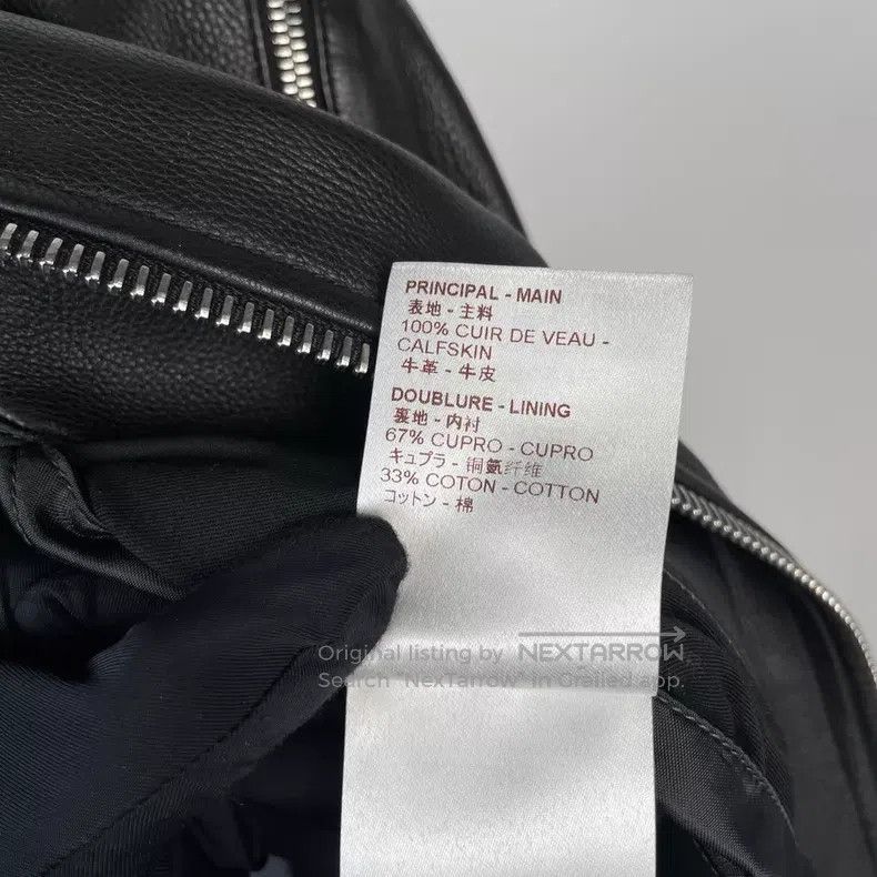 Louis Vuitton Louis Vuitton Black Show Leather Jacket Size US M / EU 48-50 / 2 - 9 Thumbnail