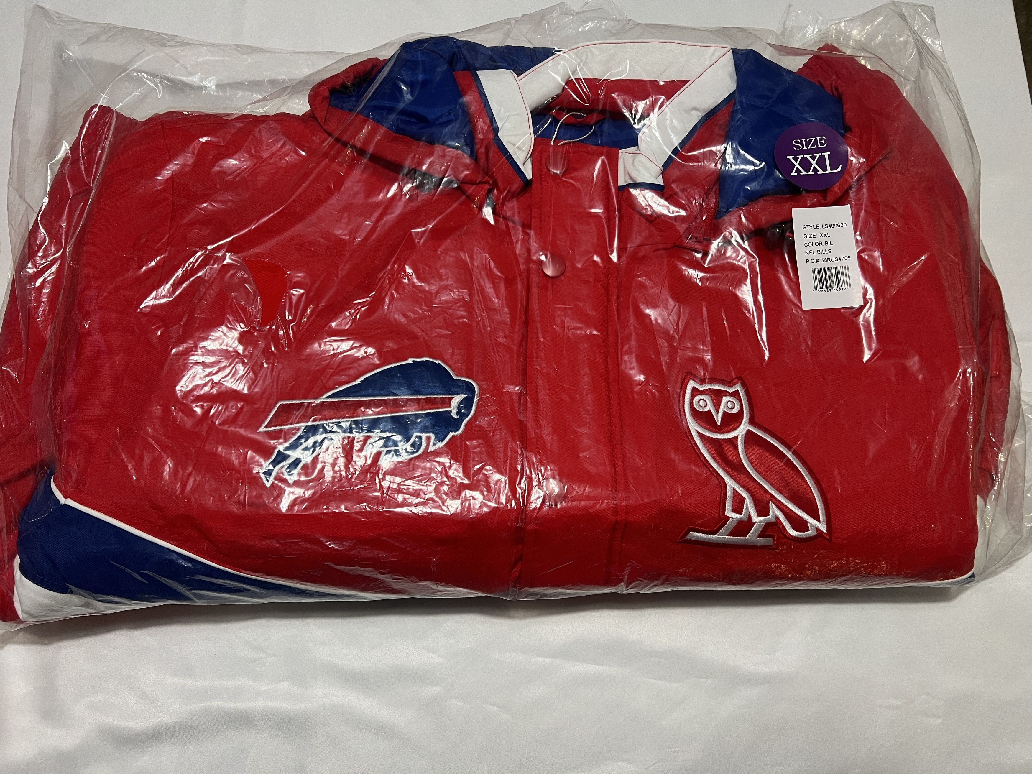 Drake OVO x NFL BUFFALO BILLS STARTER® SIDELINE PUFFER JACKET Size US XXL / EU 58 / 5 - 2 Thumbnail