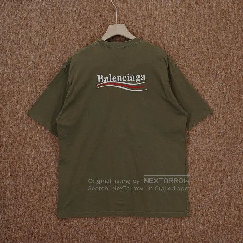 Balenciaga Balenciaga Washed green Coca-Cola embroidered short-sleeve Size US L / EU 52-54 / 3 - 2 Thumbnail