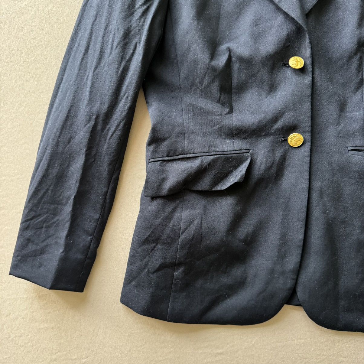 Brooks Brothers × Designer Brooks Brothers Wool Two-Button Blazer Size XS / US 0-2 / IT 36-38 - 3 Thumbnail