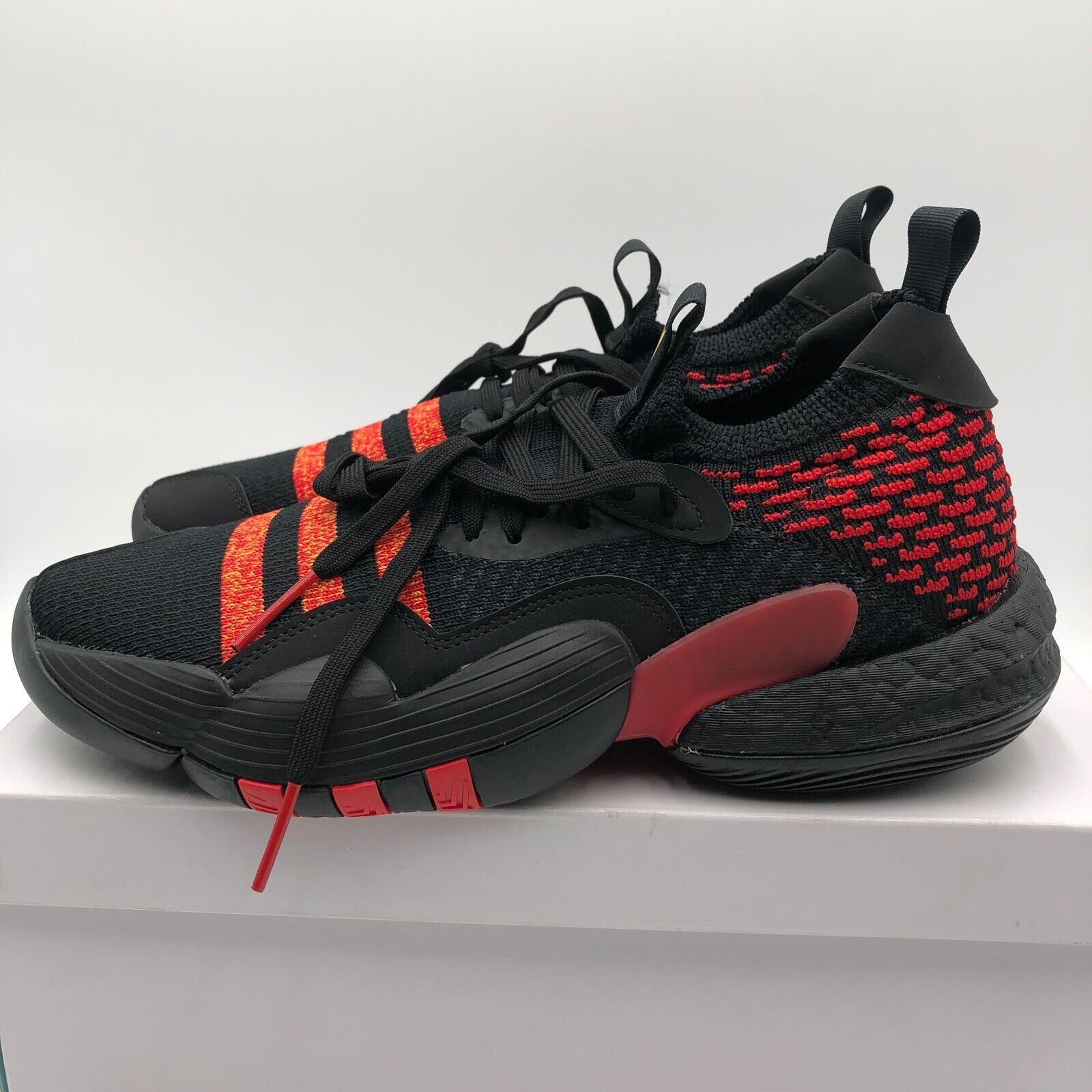 Adidas Adidas Trae Young 2 Men's Size 9.5 Hawks Black Red Size US 9.5 / EU 42-43 - 8 Thumbnail