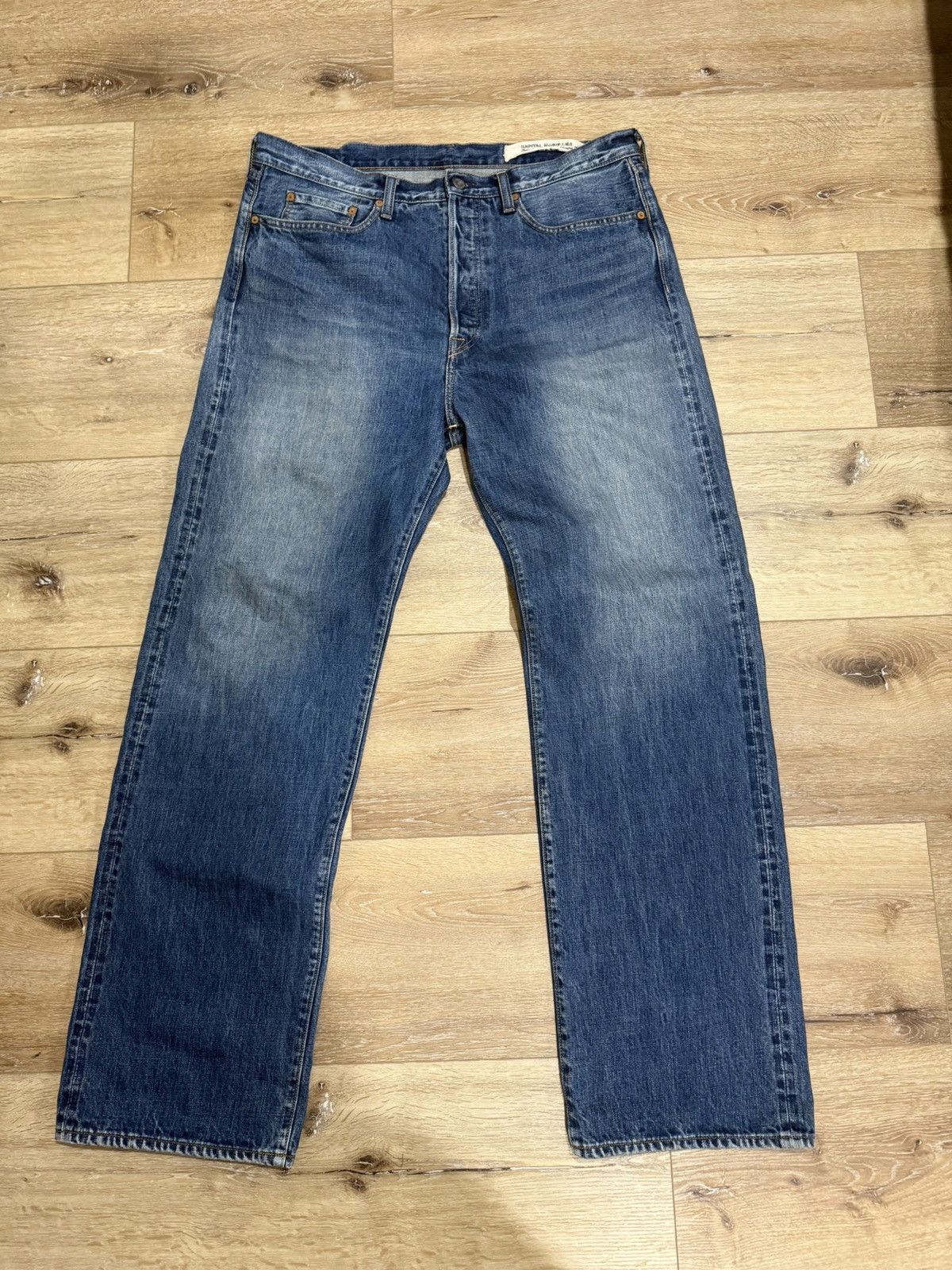 Kapital Kapital Zimbabwe Straight-Leg Jeans Size US 38 / EU 54 - 1 Thumbnail