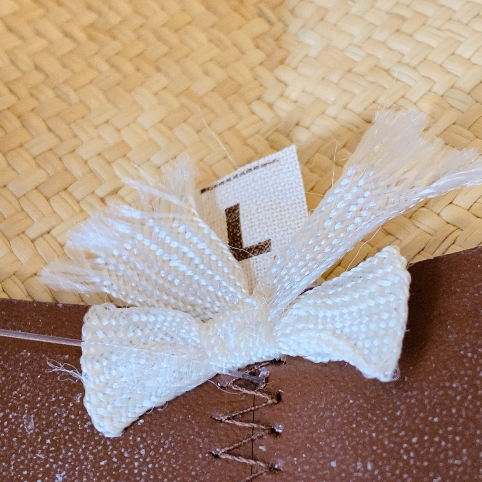 Turnbull & Asser Size L Beige Multi Color Woven Ribbon Straw Panama Hat Size ONE SIZE - 9 Thumbnail