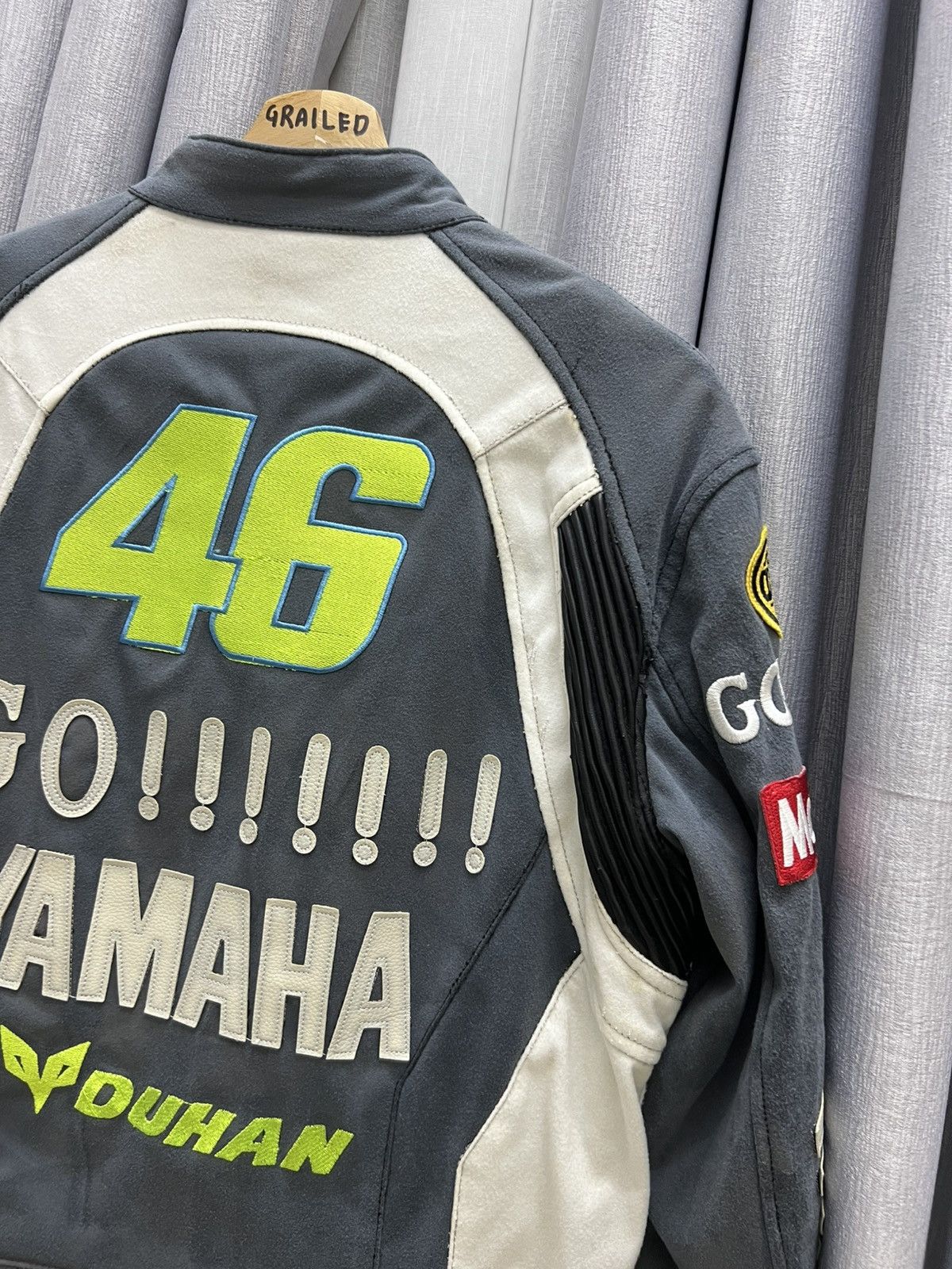 Vintage Vintage Yamaha Go Valentino Rossi MotoGp 46 Motor Jacket Size US M / EU 48-50 / 2 - 9 Thumbnail