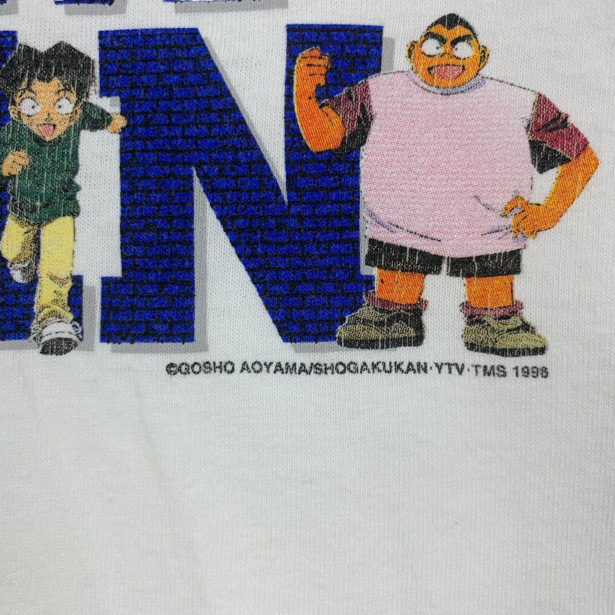 Jerzees Vintage 1998 DETECTIVE CONAN The Fourteenth Target Tee Shirt Size US XL / EU 56 / 4 - 4 Thumbnail