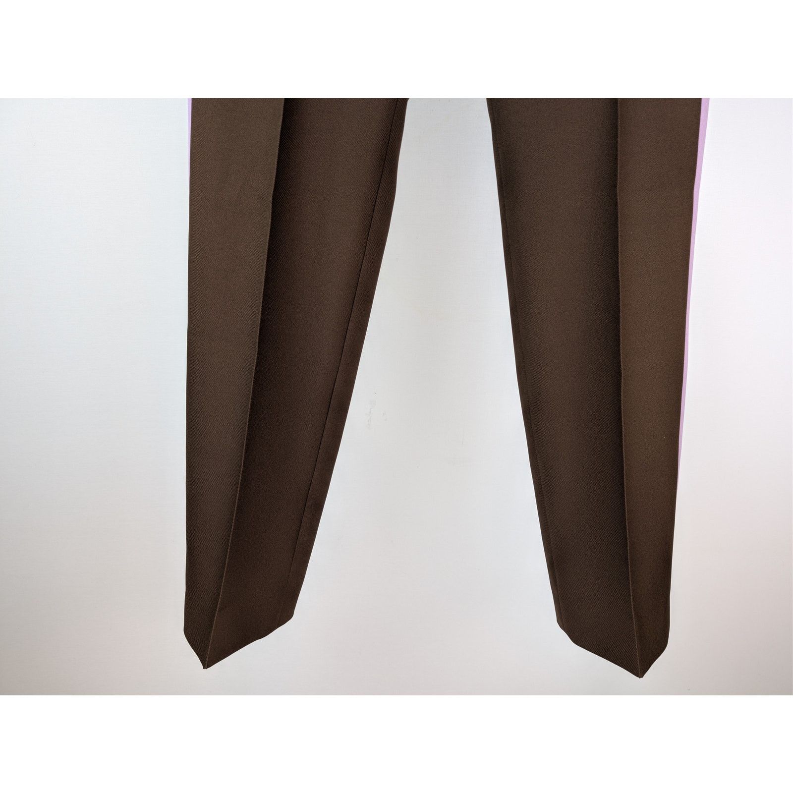Gucci o1rshd1 Drawstring Fluid Drill Pants in Vanessa Brown / Mix Size US 34 / EU 50 - 4 Thumbnail