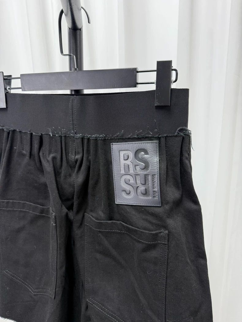 Raf Simons Raf Simons Black Denim Boxing Shorts by Raf Simons-2507 Size US 32 / EU 48 - 5 Thumbnail