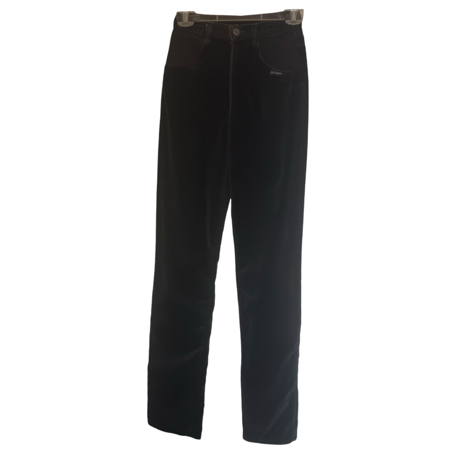 Rocky Mountain Featherbed Vtg Rocky Mountain Jeans Rockies Black High Rise Velvet Size 24" / US 00 / IT 34 - 1 Thumbnail