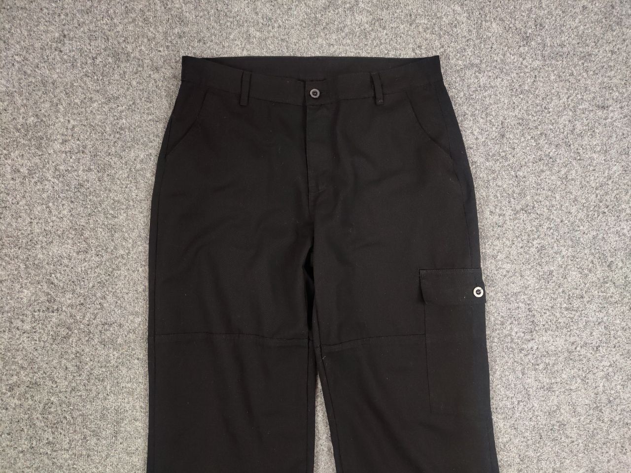 Japanese Brand Vintage 90's Japanese Baggy Black Pocket Cargo Pants Size US 36 / EU 52 - 10 Thumbnail