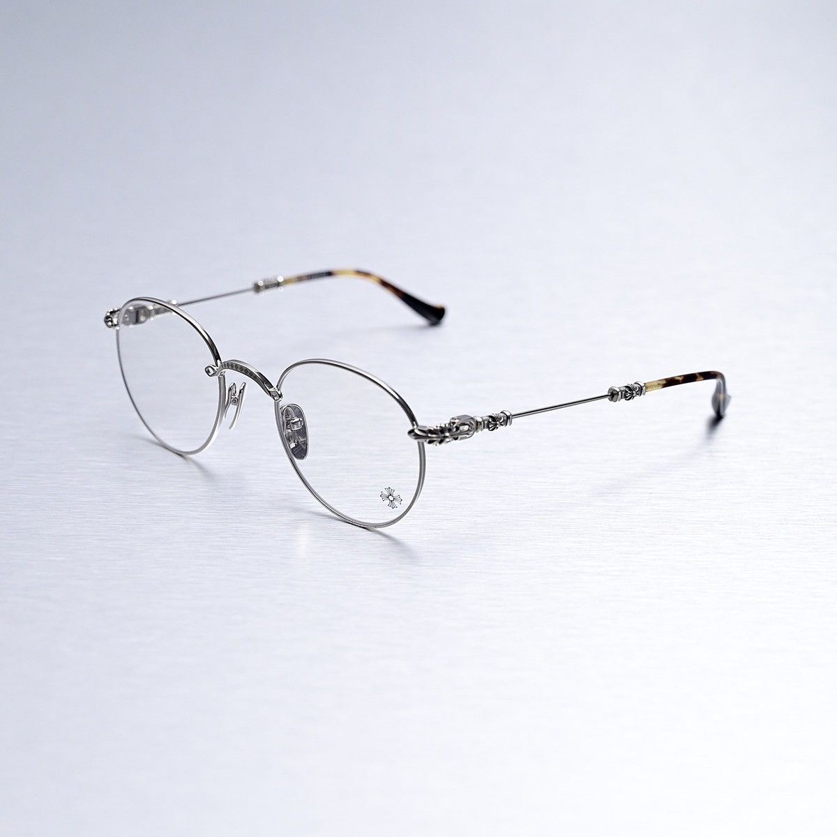 CHROME HEARTS BUBBA - A SHINY SILVER - PLASTIC GLASSES