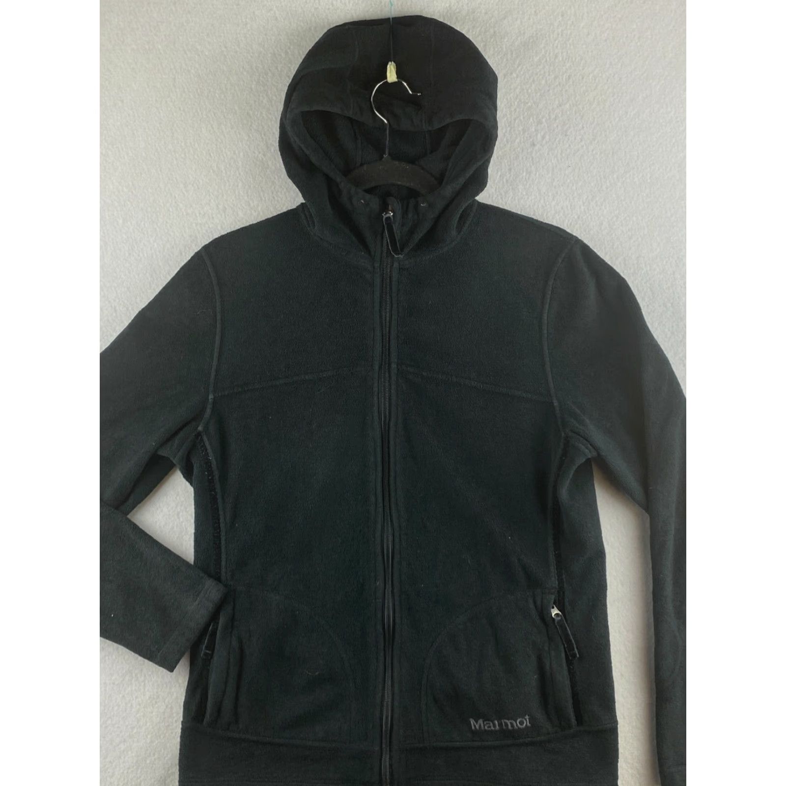 Marmot Marmot Hoodie Womens Medium M Black Full Zip Pockets Hooded Fleece Size M / US 6-8 / IT 42-44 - 2 Thumbnail