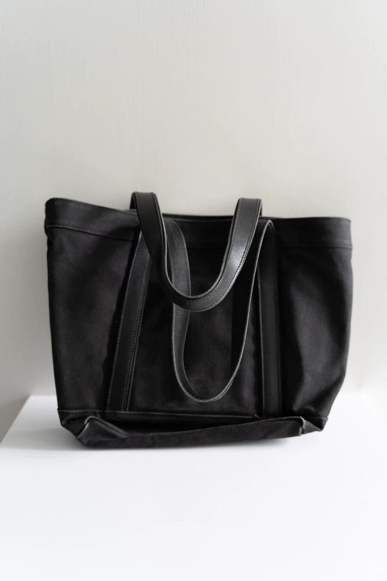 Yohji Yamamoto Yohji Yamamoto 12ss tote bag with leather straps bag Size ONE SIZE - 2 Thumbnail