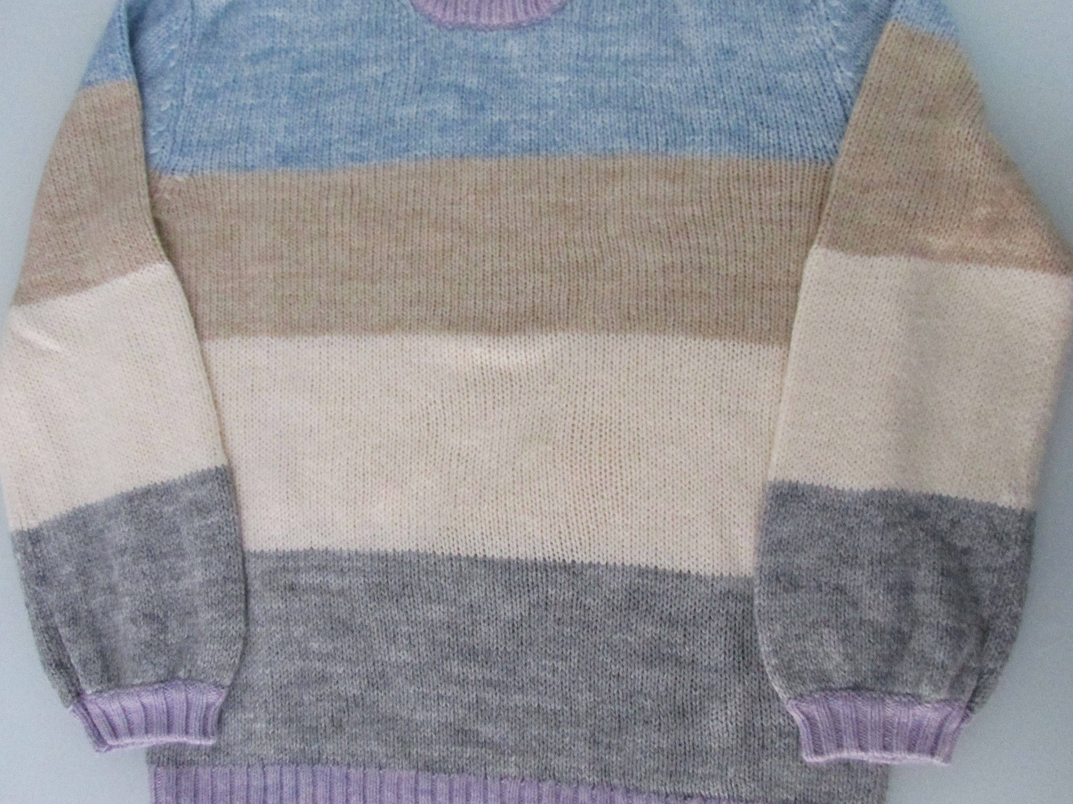 AQUA Aqua Bloomingdales (NWT) Color Block Sweater Size Medium Size M / US 6-8 / IT 42-44 - 3 Thumbnail