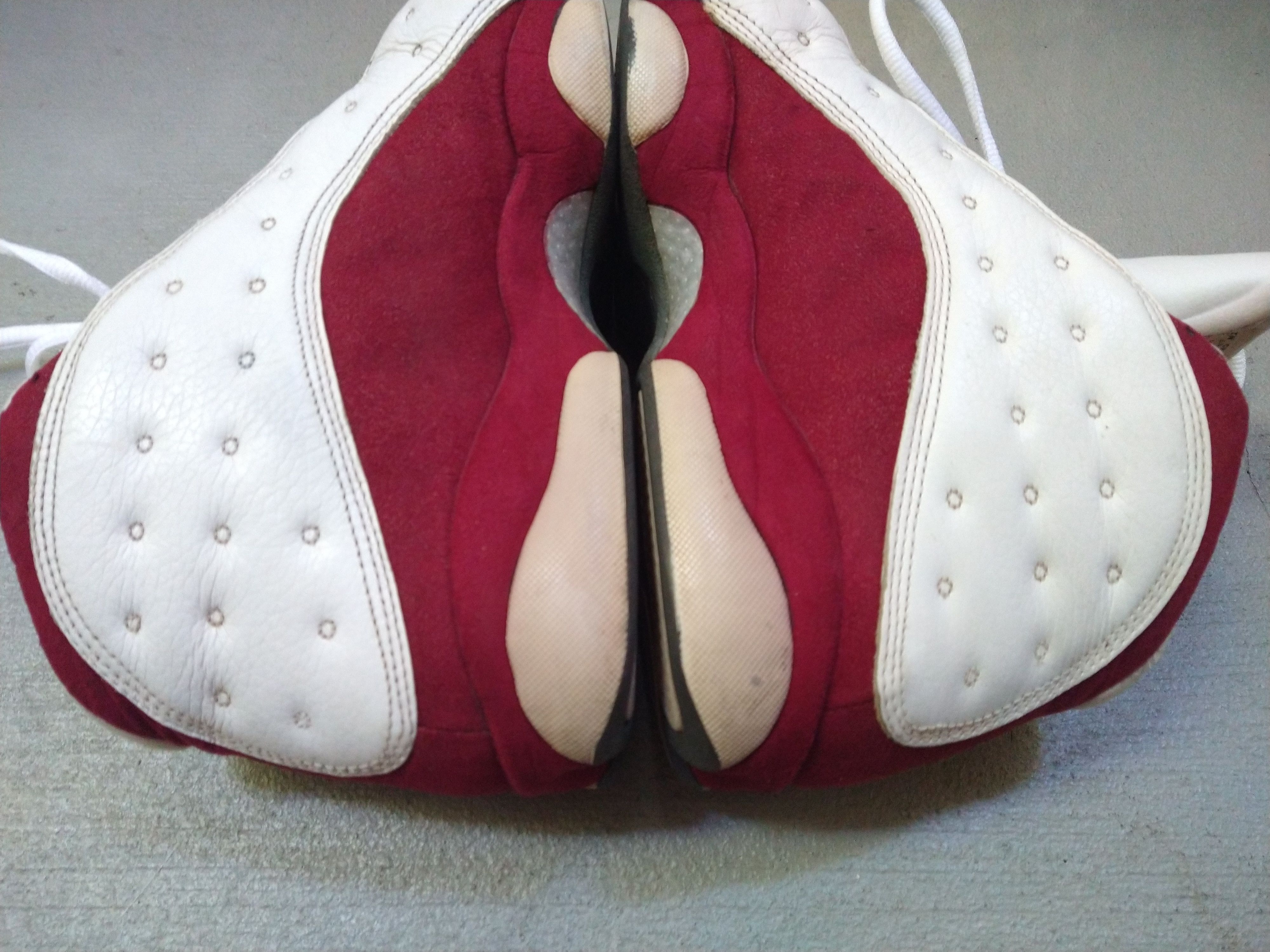 Jordan Brand Nike Air Jordan 13 Retro Maroon Grey Toe Size 9.5 310004-161 Size US 9.5 / EU 42-43 - 11 Thumbnail