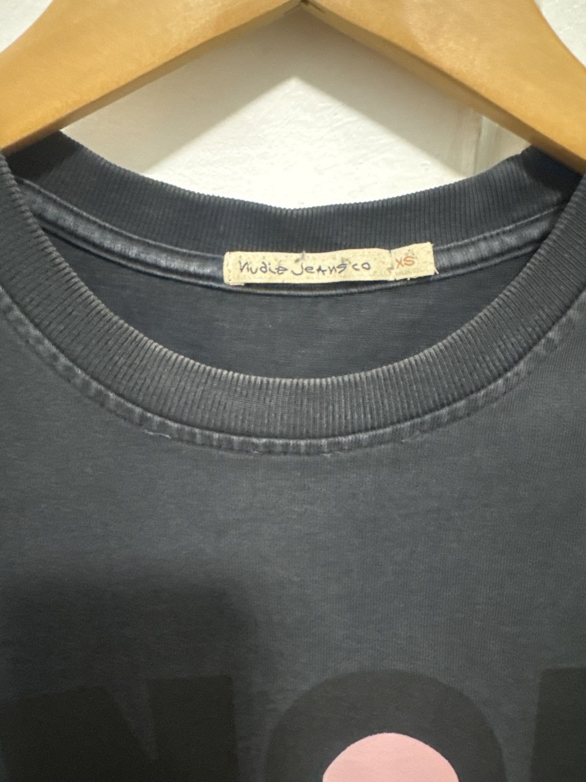 Nudie Jeans Nudie Jeans Black No No No Roy T-Shirt Size US XS / EU 42 / 0 - 4 Thumbnail