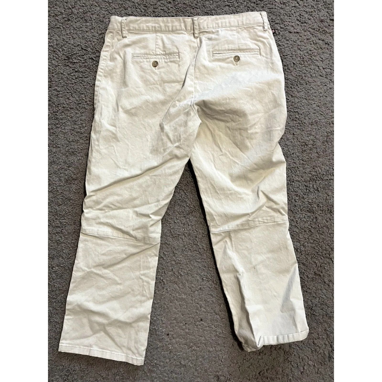 Polo Ralph Lauren Polo Ralph Lauren Pants Womens 6 Beige Low Rise Straight Leg Denim Cotton Blend 5-Pocket 30" Inseam 24" Vintage? (No, not vintage unless indicated) Size 28" / US 6 / IT 42 - 3 Thumbnail