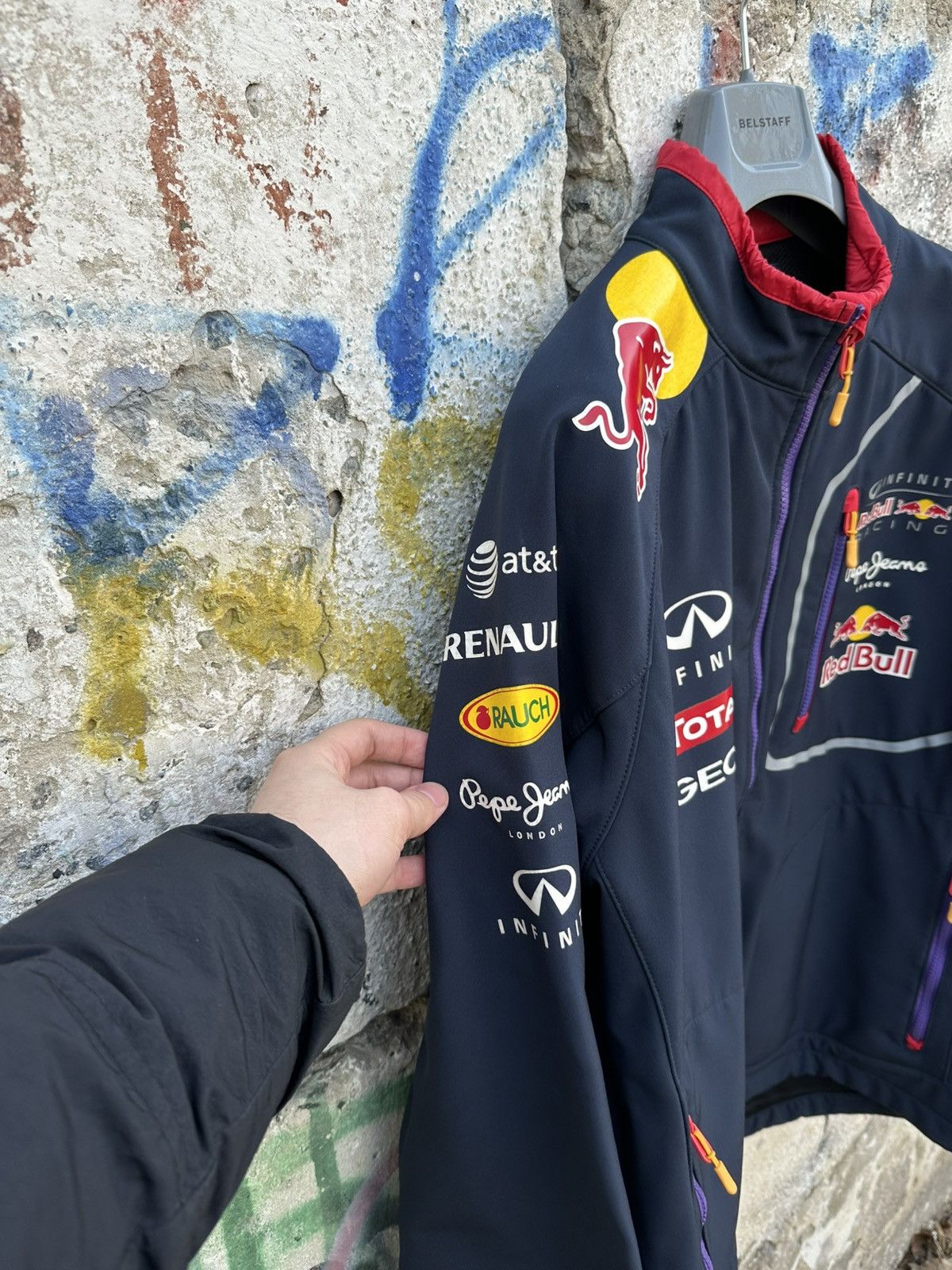 Pepe Jeans Pepe Jeans Red Bull Racing Formula Firelli Jacket Softshell Size US XXL / EU 58 / 5 - 3 Thumbnail