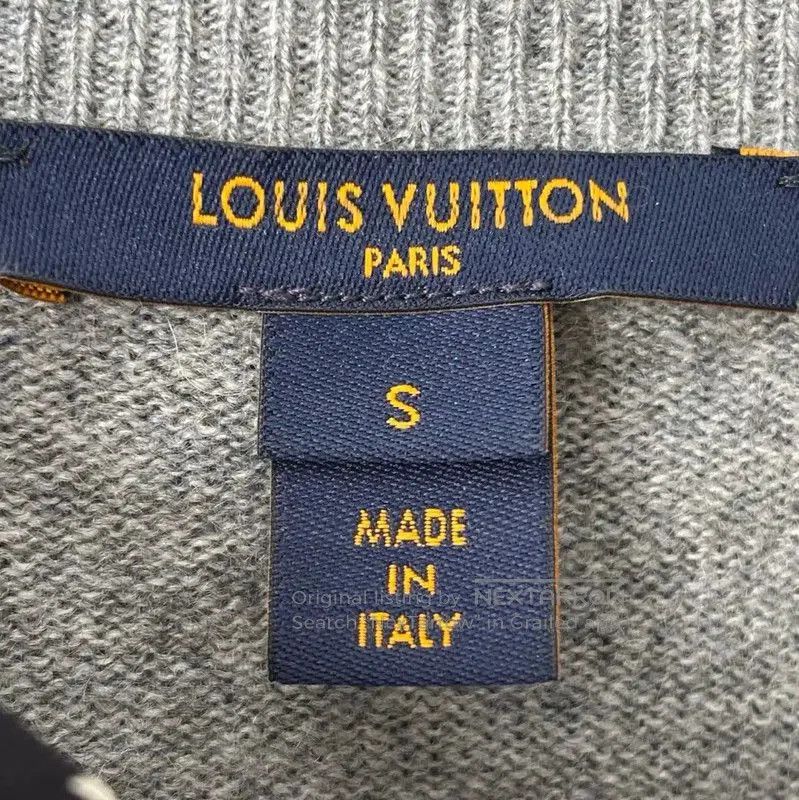 Louis Vuitton Louis Vuitton Grey Cotton Blend Women's Sweater . Size S / US 4 / IT 40 - 4 Thumbnail