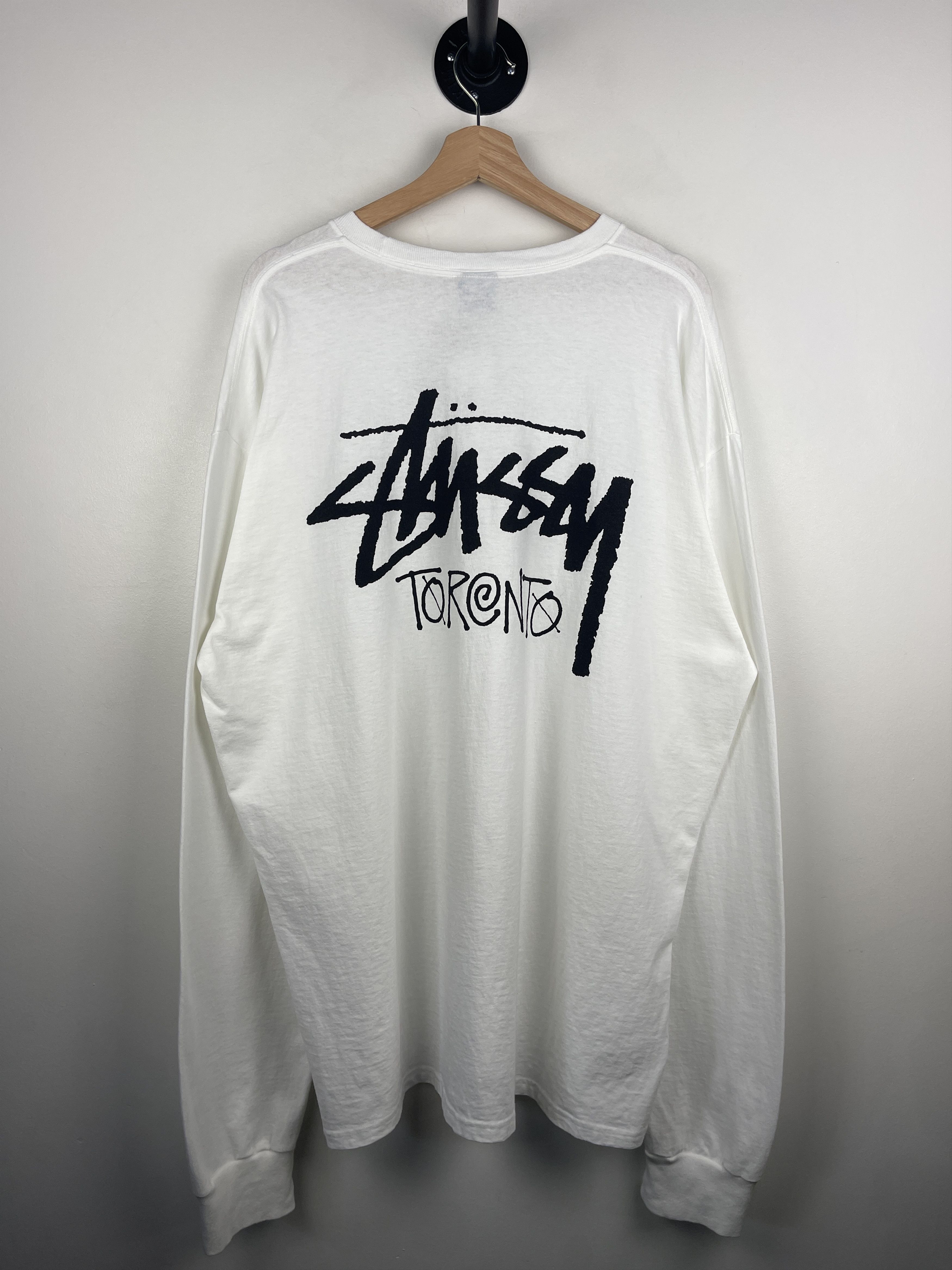 Stussy Stussy Stock Toronto White Long Sleeve Size US XXL / EU 58 / 5 - 1 Thumbnail